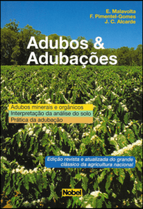 Capa do livro Adubos & Adubações, por E. Malavola; F Pimentel-Gomes; J.C. Alcarde