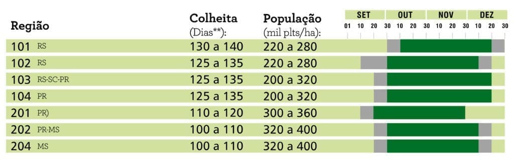 soja precoce