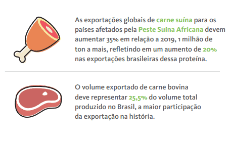 exportações de carne - CNA