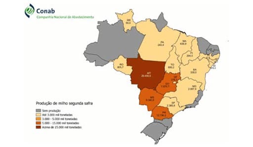 Mapa da Produção Agrícola