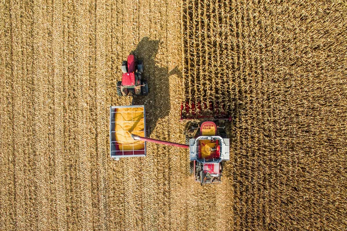 economia com maquinário agrícola