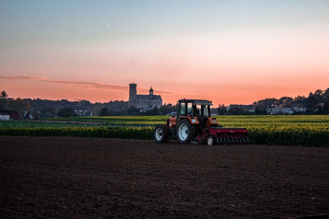 Lavoura representando a agricultura atual no Brasil