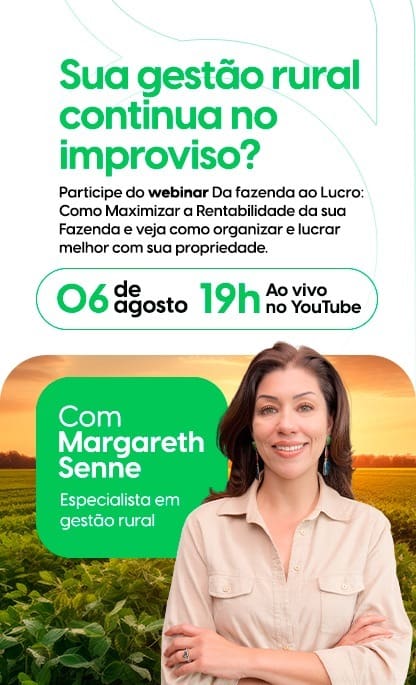 Webinar Como Maximizar a Rentabilidade da Fazenda, com Margareth Senne
